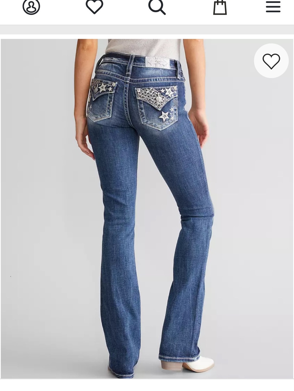 Miss me Mid-Rise Tailored Boot Stretch Jean